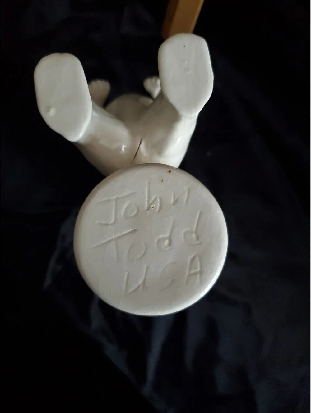 Vtg John Todd Polar Bear Vase